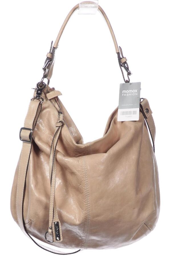 Abro Damen Handtasche, beige, Gr.