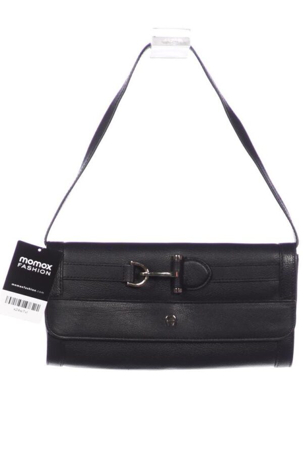 Aigner Damen Handtasche, schwarz, Gr.