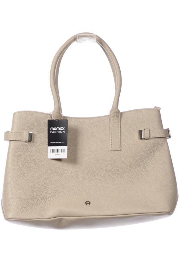 Aigner Damen Handtasche, beige, Gr.