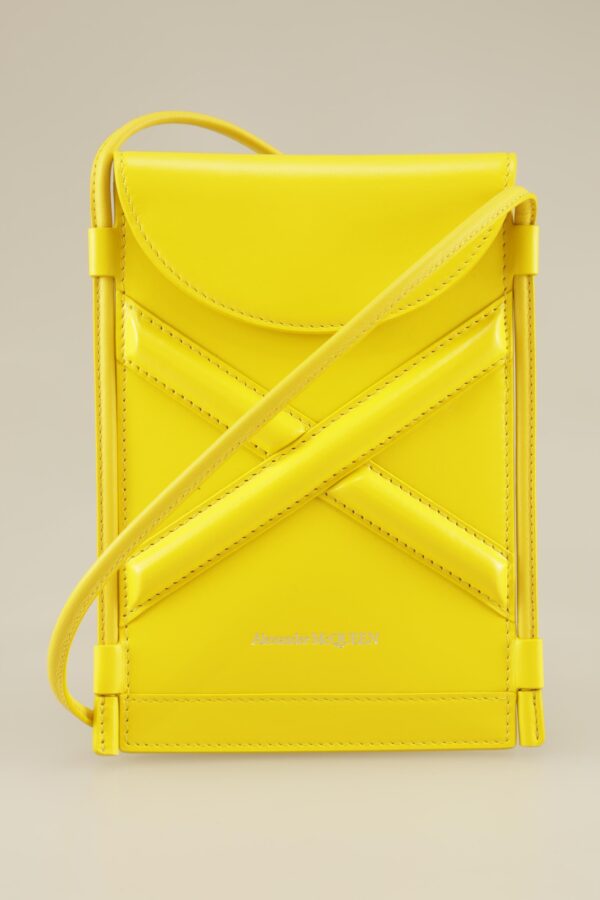 Alexander McQueen Damen Handtasche, gelb, Gr.