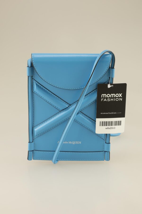 Alexander McQueen Damen Handtasche, blau, Gr.