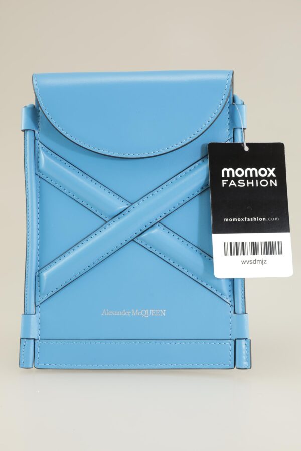 Alexander McQueen Damen Handtasche, blau, Gr.