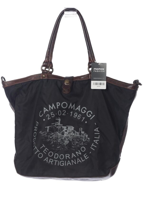 Campomaggi Damen Handtasche, schwarz, Gr.