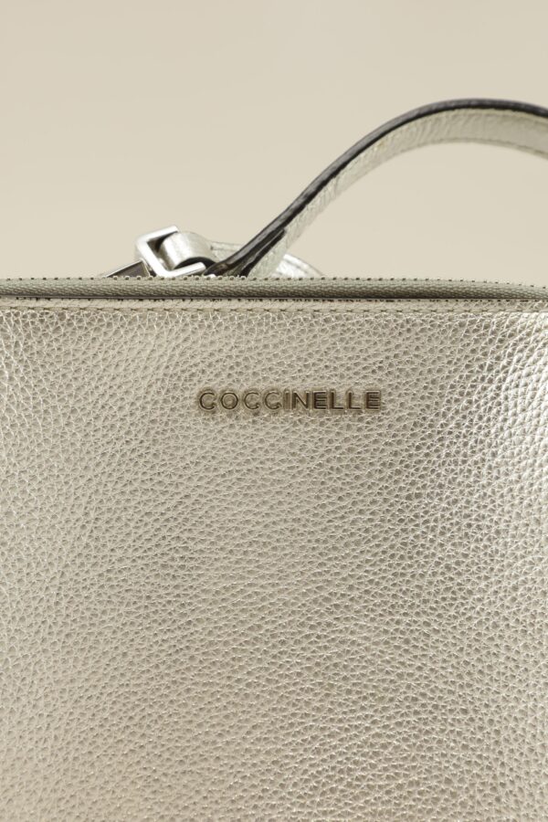 Coccinelle Damen Handtasche, silber, Gr. – Bild 3