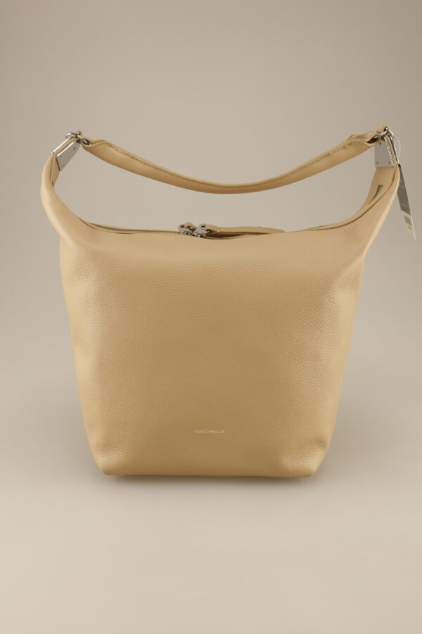 Coccinelle Damen Handtasche, beige, Gr.