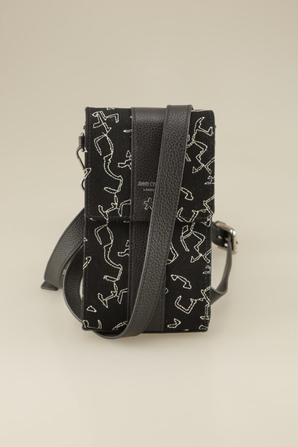Jimmy Choo Damen Handtasche, schwarz, Gr.