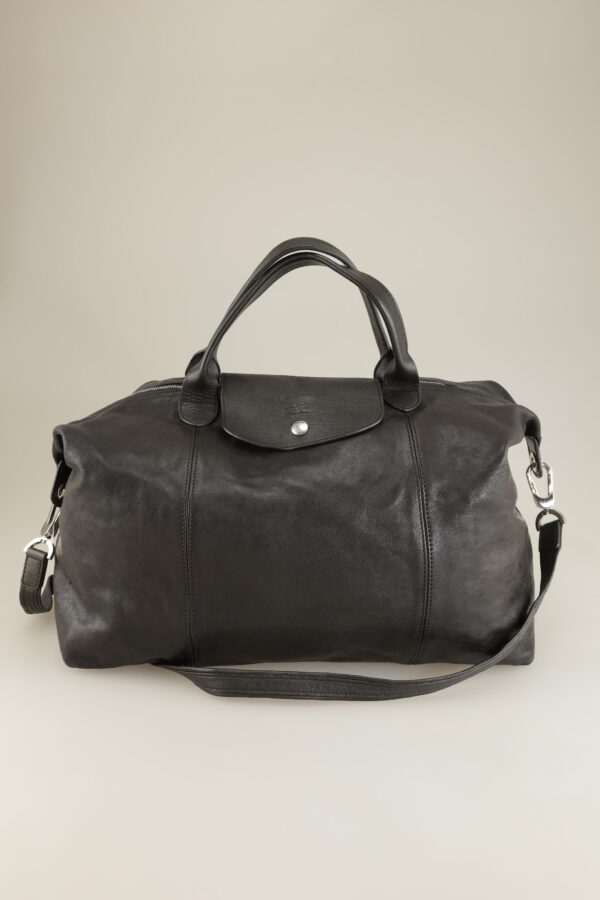 Longchamp Damen Handtasche, schwarz, Gr.