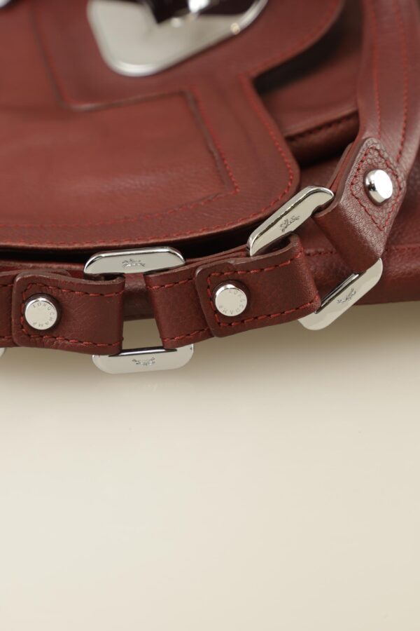 Longchamp Damen Handtasche, bordeaux, Gr. – Bild 3