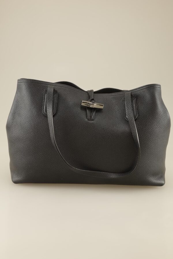 Longchamp Damen Handtasche, schwarz, Gr.