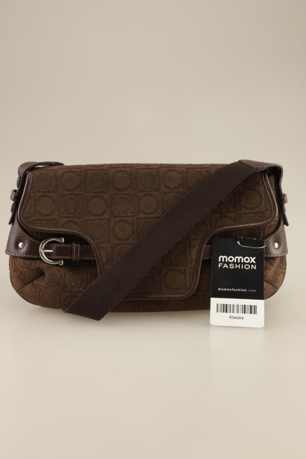 Salvatore Ferragamo Damen Handtasche, braun, Gr.