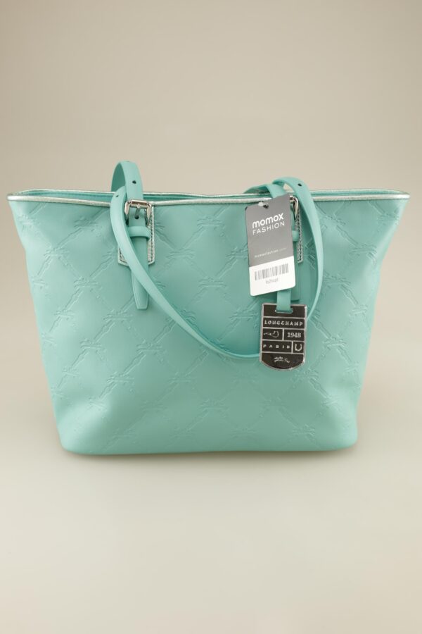 Longchamp Damen Handtasche, türkis, Gr.