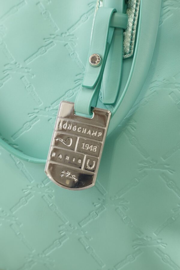 Longchamp Damen Handtasche, türkis, Gr. – Bild 3