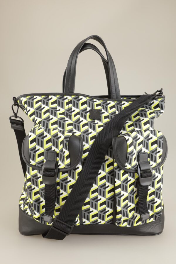 MCM Damen Handtasche, grau, Gr.